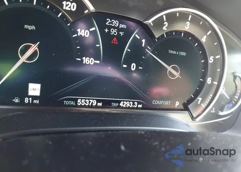 2019 BMW 530I из США, поврежденный, VIN WBAJA5C5XKWW33575